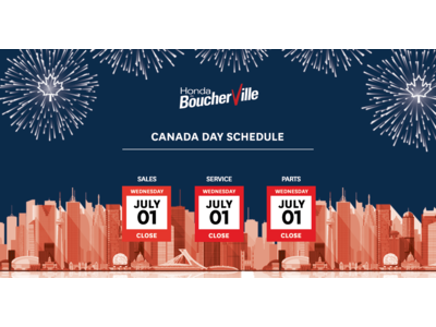CANADA DAY SCHEDULE
