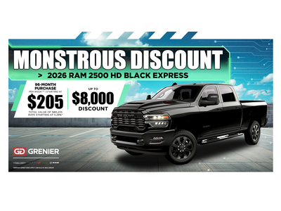 MONSTROUS DISCOUNT !