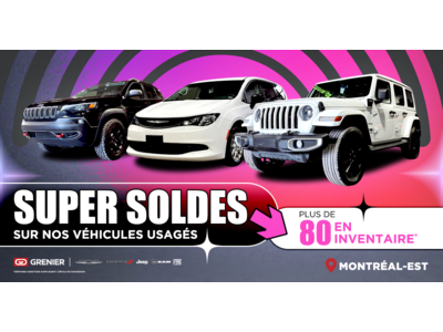 SUPER SOLDES SUR NOS VÉHICULES USAGÉS !