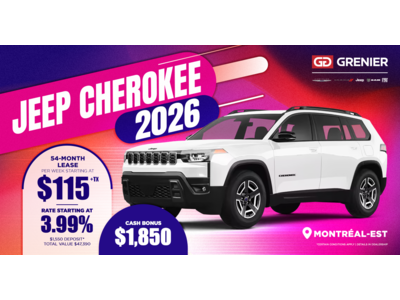 2026 CHEROKEE JEEP !
