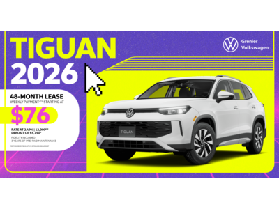DRIVE THE 2026 TIGUAN !