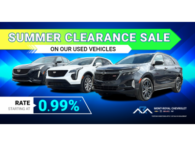 SUMMER CLEARANCE ON OUR USED VEHICLES !