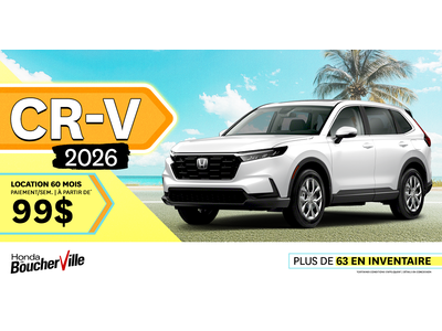 CR-V 2026 DISPONIBLES !