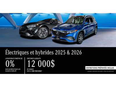 ÉLECTRIQUES ET HYBRIDES 2025 & 2026 !