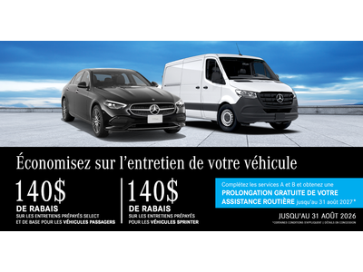ÉCONOMISEZ SUR L'ENTRETIEN DE VOTRE VÉHICULE !