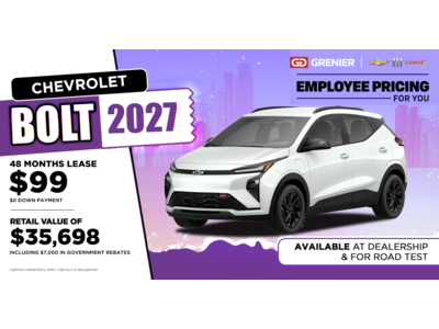 2027 BOLT !