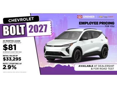 2027 BOLT !
