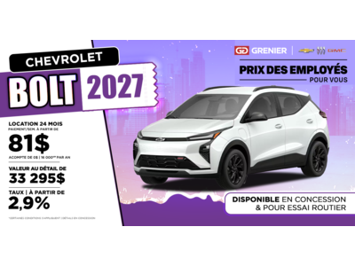 BOLT 2027 !