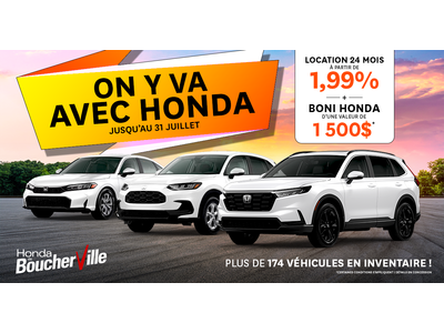 ON Y VA AVEC HONDA !