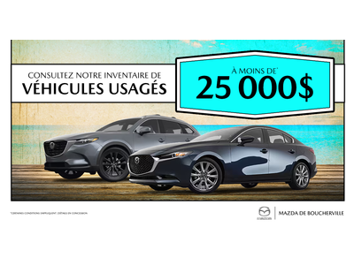 INVENTAIRE À MOINS DE 25 000$ !