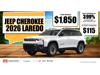 2026 JEEP CHEROKEE LAREDO !