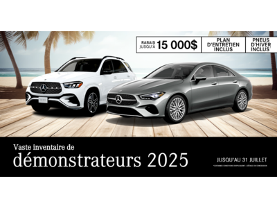 DÉMONSTRATEURS 2025 !
