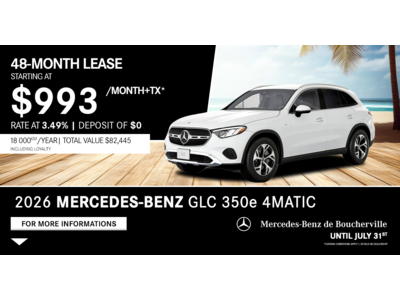 2026 GLC 350e 4MATIC SUV