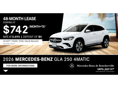 2026 GLA 250 4MATIC SUV