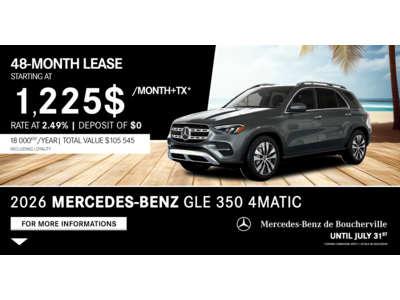 2026 GLE 350 4MATIC!