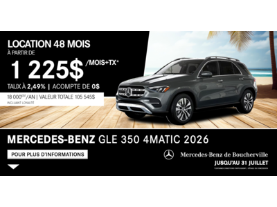 GLE 350 4MATIC 2026!
