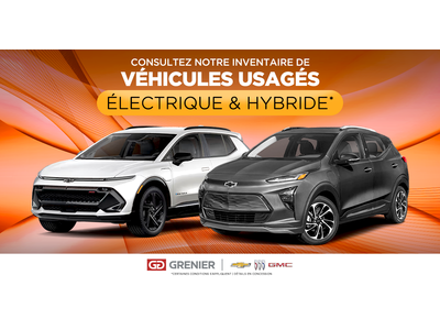 VÉHICULES ÉLECTRIQUES ET HYBRIDES USAGÉS !