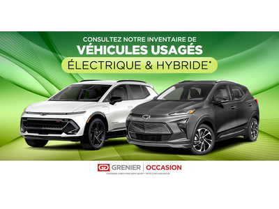 VÉHICULES ÉLECTRIQUES ET HYBRIDES USAGÉS !