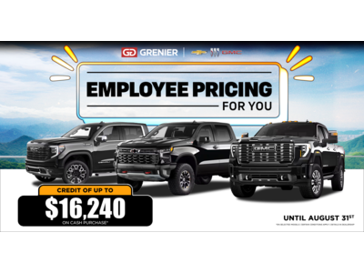 EMPLOYEE PRICING FOR YOU EVENT !