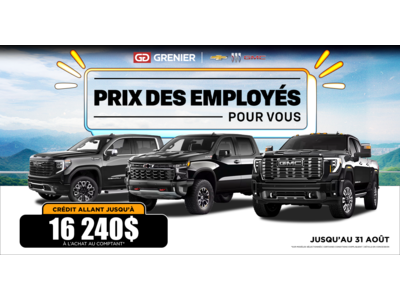 ÉVÉNEMENT PRIX DES EMPLOYÉS POUR VOUS !