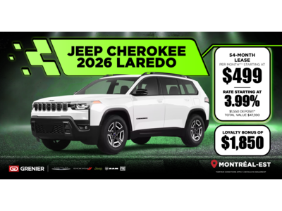 2026 JEEP CHEROKEE LAREDO !