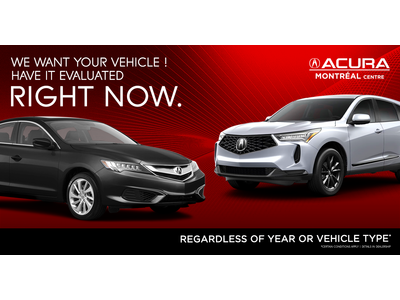 GET YOUR VEHICLE EVALUATED !