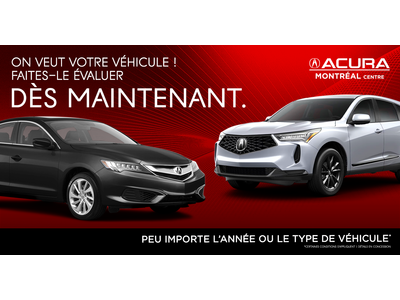 FAITES ÉVALUER VOTRE VÉHICULE !