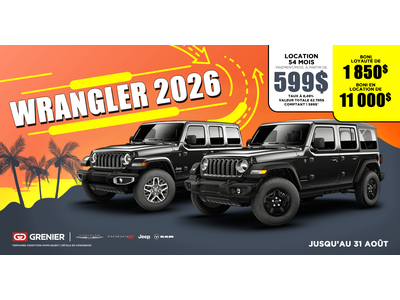 WRANGLER 2026 !