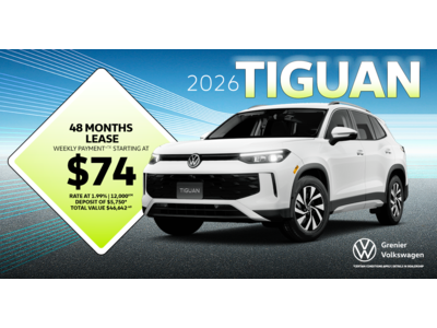 DRIVE THE 2026 TIGUAN !