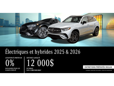 ÉLECTRIQUES ET HYBRIDES 2025 & 2026 !