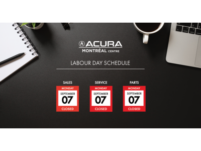 LABOUR DAY SCHEDULE
