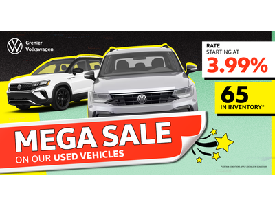 MEGA SALE ON OUR USED VEHICLES !