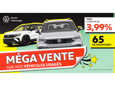 MÉGA VENTE SUR LES VÉHICULES USAGÉS !