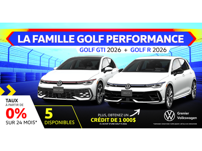 LA FAMILLE GOLF PERFORMANCE !