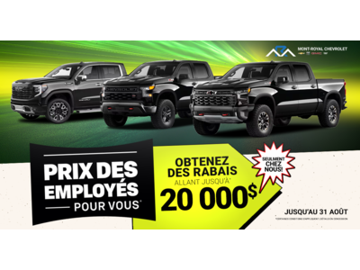 ÉVÉNEMENT PRIX DES EMPLOYÉS POUR VOUS !