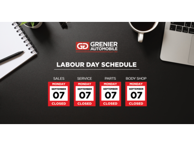 LABOUR DAY SCHEDULE