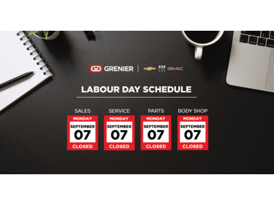 LABOUR DAY SCHEDULE