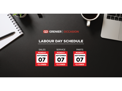 LABOUR DAY SCHEDULE