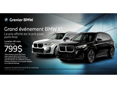 GRAND ÉVÉNEMENT BMW X1 !