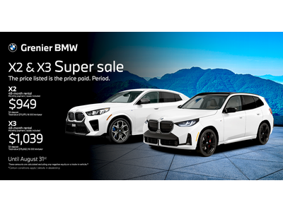 X2 & X3 SUPER SALE !