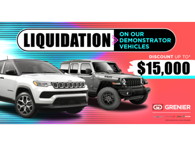 SEVERAL DEMONSTRATORS IN LIQUIDATION !