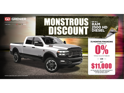 MONSTROUS DISCOUNT !