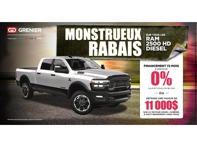 MONSTRUEUX RABAIS !