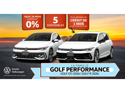 LA FAMILLE GOLF PERFORMANCE !