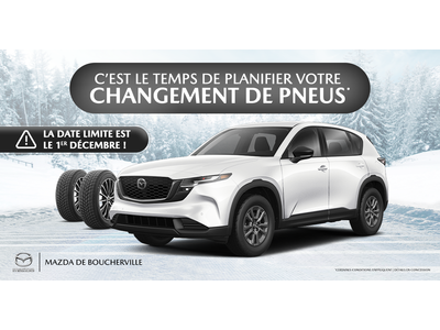 C'EST LE TEMPS DE PLANIFIER VOTRE CHANGEMENT DE PNEUS !
