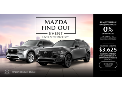 MAZDA FIND OUT EVENT !