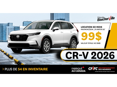 CR-V 2026 DISPONIBLES !