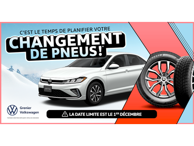 C'EST LE TEMPS DE PLANIFIER VOTRE CHANGEMENT DE PNEUS !