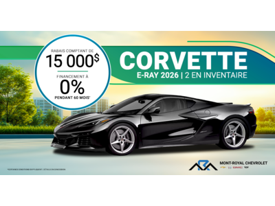 CORVETTE E-RAY 2026 !