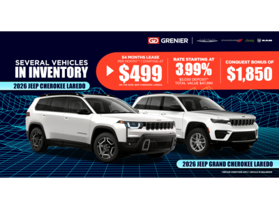 2026 JEEP CHEROKEE & JEEP GRAND CHEROKEE !